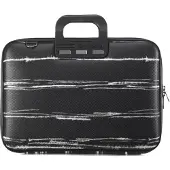 Bombata Housse pour ordinateur portable Classic15.6 noir/blanc (15.60"), Sac pour notebook, Noir