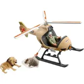 Schleich Wild Life 42476 Helikopter Tierrettung