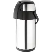 Olympia Bouteille thermos à pompe | acier inoxydable | 3 litres