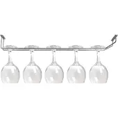 HorecaTraders Étagère en verre chromé | 61 cm