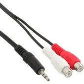 InLine 89941 câble audio 2 m 3,5mm Noir