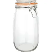 Vogue Bocal À Conserves À Clip En Verre 1 L