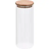 vidaXL -Speichertöpfe mit Bambusdeckel 6 pc 1000 ml Glass