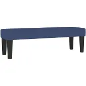 vidaXL Banc Bleu 100x30x30 cm Tissu