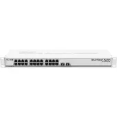 Mikrotik Cloud Smart Switch CSS326-24G-2S+RM - Commutateur - intelligent - 24 x 10/100/1000 + 2 x 10 Gigabit SFP+ - Montable sur rack - PoE