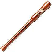 Hohner Musica Line 9555 flûte à bec soprano en poirier foncé