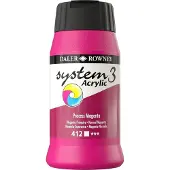 Daler Rowney System3 Peinture acrylique Process Magenta 500 ml 1 pc