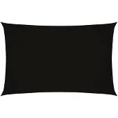 vidaXL Voile de parasol tissu oxford rectangulaire 2x5 m noir