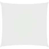 vidaXL Voile de parasol tissu oxford carré 2x2 m blanc
