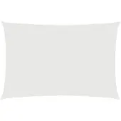 vidaXL Voile de parasol tissu oxford rectangulaire 2x4 m blanc