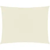 vidaXL Voile de parasol Tissu Oxford rectangulaire 4x6 m crème