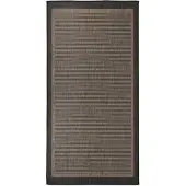 vidaXL Tapis à tissage plat d'extérieur 100x200 cm Marron foncé