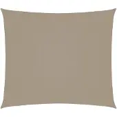vidaXL Voile de parasol tissu oxford rectangulaire 2,5x3 m taupe