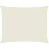 vidaXL Voile de parasol tissu oxford rectangulaire 3x4 m crème