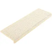 vidaXL Tapis d'escalier autocollants 15 pcs 65x21x4 cm Berber