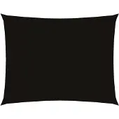 vidaXL Voile de parasol tissu oxford rectangulaire 2x3 m noir