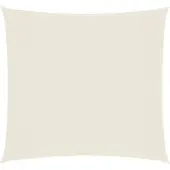 vidaXL Voile de parasol tissu oxford carré 2x2 m crème