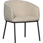 Woood Chaise de salle à manger Leon Bouclé Nature Mélange