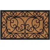 vidaXL Paillasson rectangulaire 45x75 cm caoutchouc et fibre de coco