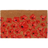 vidaXL Tapis de porte naturel 45x75 cm fibre de coco touffeté