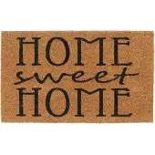 vidaXL Tapis de porte naturel 45x75 cm fibre de coco touffeté
