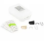 Bubblebee The Mic Hiding Kit pour Sennheiser ME 2-II, Noir & Blanc