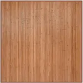 vidaXL Tapis carré naturel 100x100 cm bambou