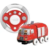 Eurekakids Soft Radio Controlled Fire Truck Rouge