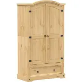 vidaXL Armoire Corona 102x52x186 cm Pin massif