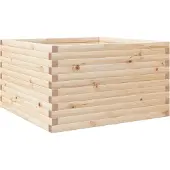 vidaXL Jardinière 80x80x46 cm bois de pin massif