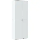 vidaXL Buffet haut blanc 70x35x180 cm bois d'ingénierie