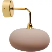Ebb & Flow Horizon Applique Murale Shiny Gold | Latte E14IP20