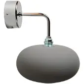 Ebb & Flow Horizon Applique Murale Shiny Silver | Earl Grey E14IP20