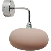 Ebb & Flow Horizon Applique Murale Shiny Silver | Latte E14IP20