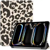 IMoshion Coque tablette Design Trifold Apple iPad Pro 13 (2025) M5 / (2024) M4 - Leopard