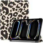 IMoshion Coque tablette Design Trifold pour Apple iPad Pro 11 (2025) M5 / (2024) M4 - Leopard