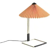 HAY Matin Lampe de Table Peach | Polished Brass | Small