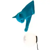Karman Maoo Applique Blue Flocked Ceramic G9IP20