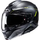 HJC RPHA 91 Combust Noir Jaune MC3HSF Casque Modulable Taille 2XL
