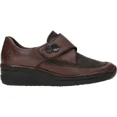 Rieker Chaussure basse 'Klittenband' brun foncé