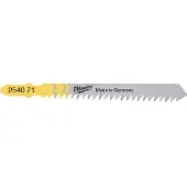 Milwaukee Scie sauteuse bois/PVC 75 mm denture de 3 mm - Pack de 5 lames