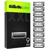 Gillette Lames système Labs 9 pièces