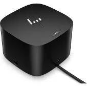 HP Thunderbolt Dock 120 W G4, version filaire, Thunderbolt 4, noir, Kensington, 100 - 240 V, 50 - 60 Hz