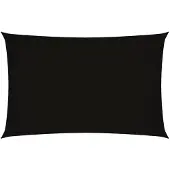 vidaXL Voile de parasol tissu oxford rectangulaire 2x4,5 m noir