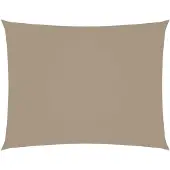 vidaXL Voile de parasol tissu oxford rectangulaire 2x3 m taupe