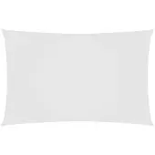 vidaXL Voile de parasol tissu oxford rectangulaire 2,5x5 m blanc