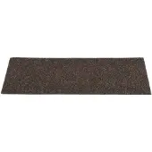 vidaXL Tapis d'escalier autocollants 15 pièces 60 x 25 cm Marron foncé Rectangulaire