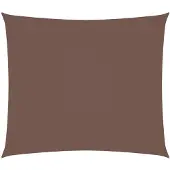 vidaXL Voile de parasol tissu oxford rectangulaire 2x2,5 m marron