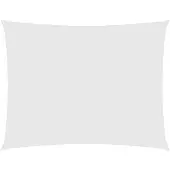 vidaXL Voile de parasol Tissu Oxford rectangulaire 5x7 m Blanc