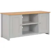 vidaXL Meuble TV Gris 120x39x58 cm